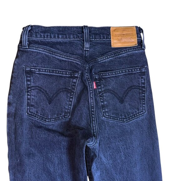 Levi's  Premium Womens High Rise Ribcage Boot Jeans Sz 24 - Picture 6 of 10